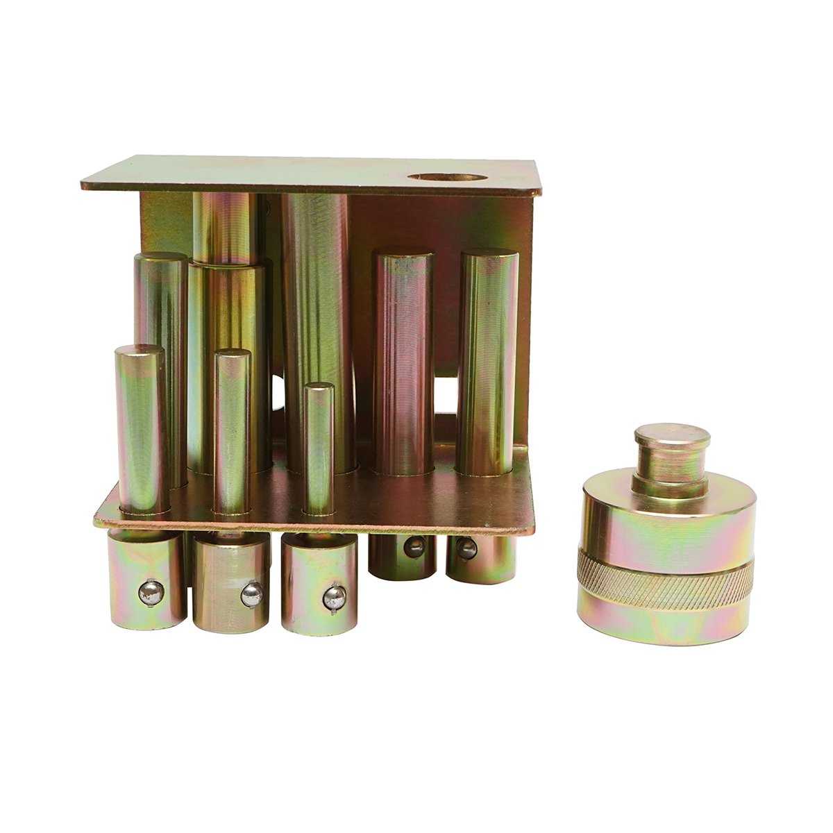 Set adaptori pini pentru presa hidraulica 9 piese